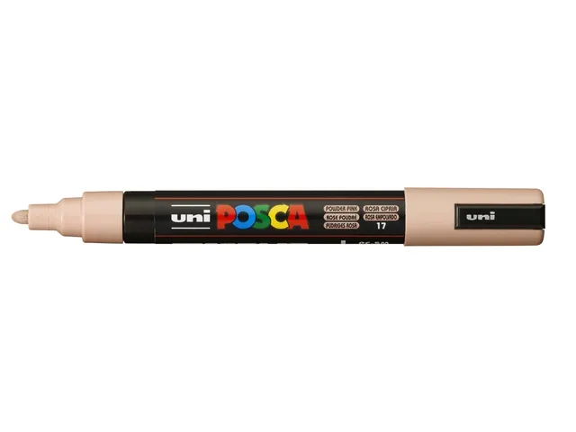 Paintmarker Uni POSCA PC5M medium poederig roze