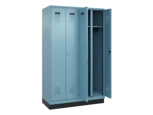 locker voor scheiding van kleding,HxBxD 1950x1200x500mm,4vak