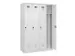 locker voor scheiding van kleding,HxBxD 1850x1200x500mm,4vak