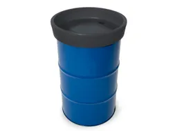 trechter,ESD,v. 200/220l vat,HxØ 120x645mm,m. vergrendeling,PE