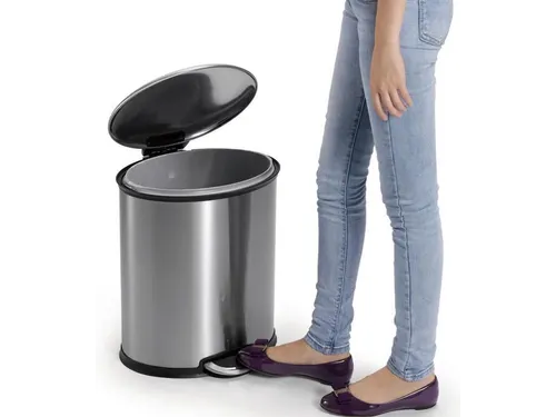 Fraaie Pedaalemmer Ellipse Step Bin 20 Liter Mat Rvs