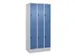 dubbeldekse locker,HxBxD 1950x900x500mm,3x2vak.,vak B 300mm
