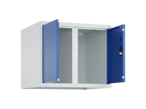 opzetkast,v. locker,2vak.,vak B 300mm,HxBxD 500x600x500mm,vleugeldeur