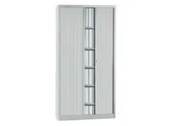 jaloeziedeurkast,HxBxD 1980x1000x430mm,5 OH,romp lichtgrijs