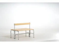 banc double HxLxP 770x1015x725mm barrettes en bois