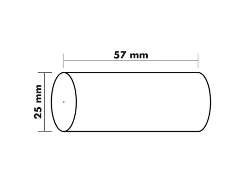 Rollen voor rekenmachines 57x25x0x6,5 1-Laags
