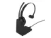 Jabra Evolve3 45 MS Mono draadloze headset met ANC, USB-C Oplaadstanda