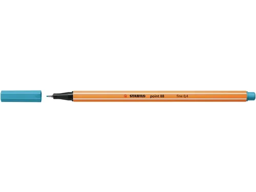 Fineliner STABILO point 88/57 azuur blauw 0.4mm