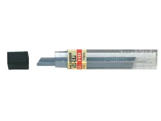 Potloodstift Pentel HB 0.5mm zwart koker à 12 stuks - 1