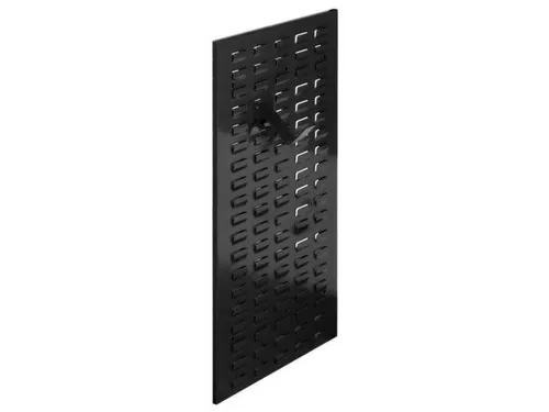Gesleufde Plaat Staal Hxb 2000x450mm Staand Ral 9005 Gitzwart