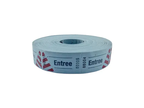 Entreebewijs Combicraft nummering 1-1000 blauw 1000 stuks