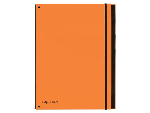 Sorteermap Pagna Trend 7 vaks A4 Pp Oranje