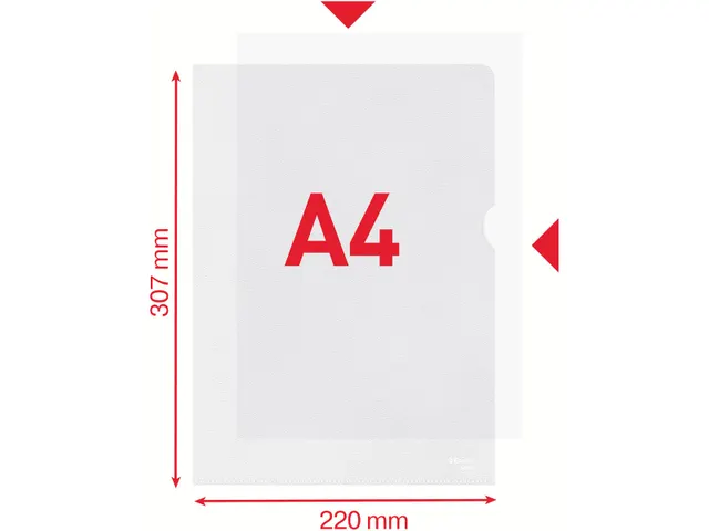 Esselte L-map A4 Transparant 0.17mm