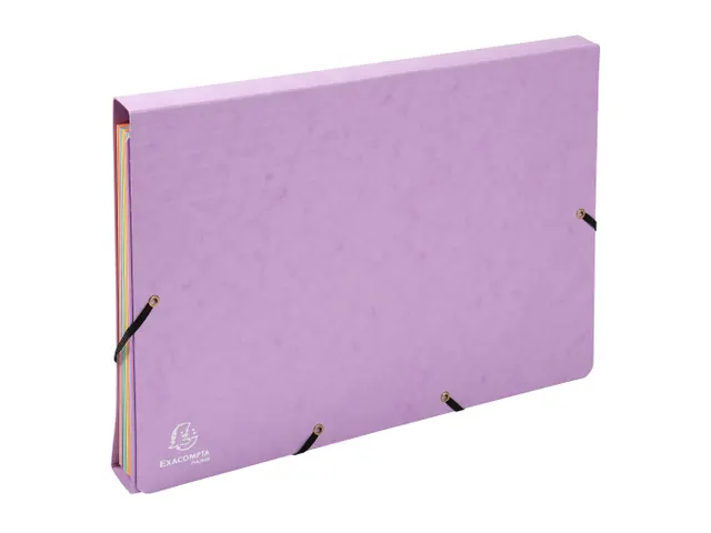 Pochette trieur carte multicolore 12 compartiments Aquarel - 34x24,5cm