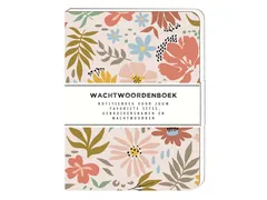 Wachtwoordenboek Interstat softcover 144vel 120x160mm Soft Floral