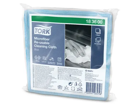Tork 183600 Premium Microvezel Reinigingsdoek Blauw