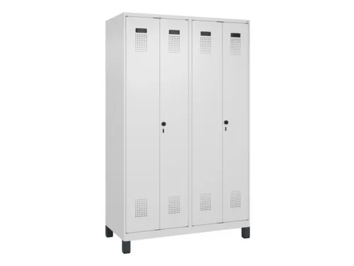 locker voor scheiding van kleding,HxBxD 1950x1200x500mm,4vak