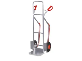 Sledesteekwagen Aluminium 200Kg 1300X558Mm massief rubber banden - 1