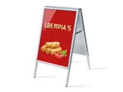 Stoepbord A1 complete set met print "Loempia's"