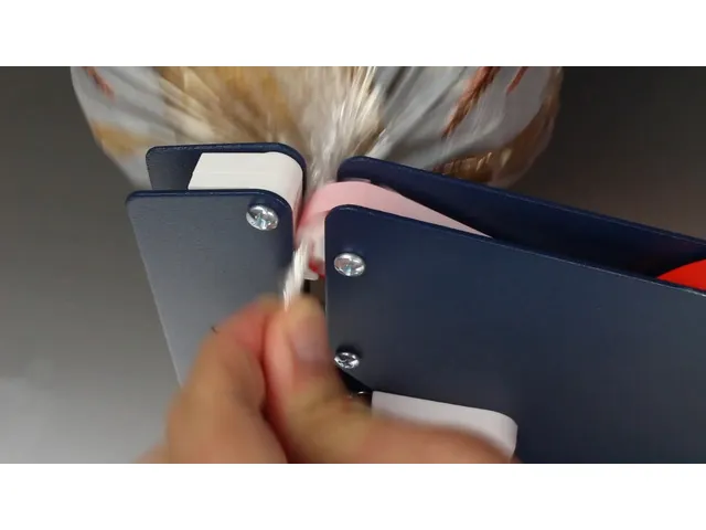 Zakkensluiter Raadhuis blauw met extra snijmes