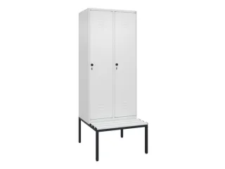 locker voor scheiding van kleding,HxBxD 2120x800x815mm,2vak - 1