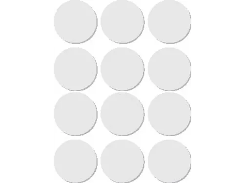 Apli Ronde Etiketten Ø25mm Wit