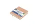 Schetsboek Kangaro 12x12cm oud roze PU hardcover 80 blad 140 grams roo