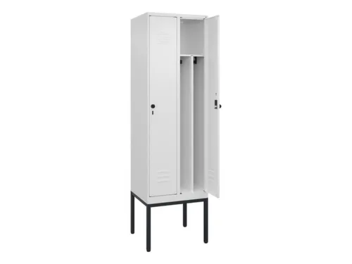 locker voor scheiding van kleding,HxBxD 2120x600x500mm,2vak