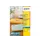 Adresetiket Avery J8563-25 99,1x38,1mm Transparant Inkjet 350 stuks