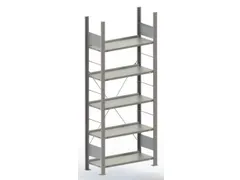 Inhaakstelling Basisveld 1850x806x336mm 5legborden 80kg Verzinkt