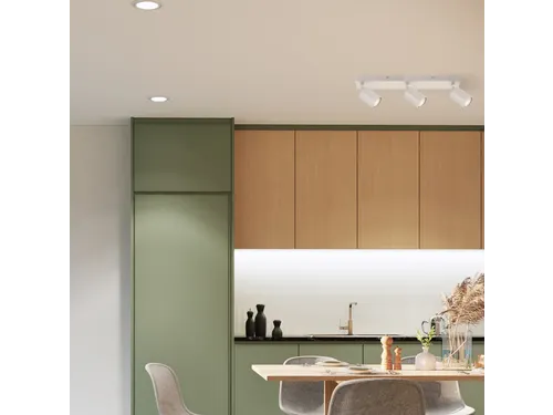 Plafondspot Integral Siena 3 spot IP20 GU10 wit