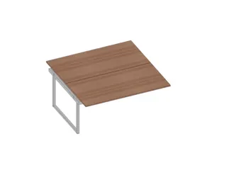 aanbouwtafel,v. benchtafel,HxBxD 730x1600x1600mm,blad canaletto-hout - 1