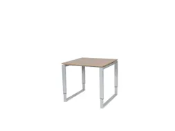 Domino Plus Bureau Hoogte Verstelbaar 800x800mm Hav/Kers 25mm Alu