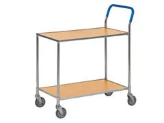 tafelwagen,draagverm. 150kg,2xstaalplaat,laadvl. LxB 760x430mm