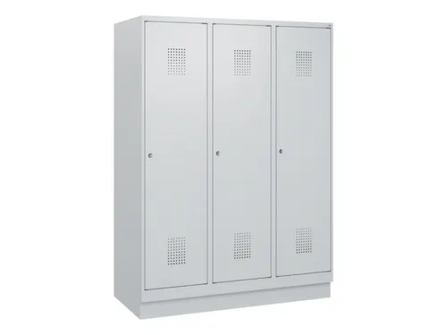 schoollocker,HxBxD 1630x1200x500mm,3vak,vak B 400mm,cil.-slot,sokkel