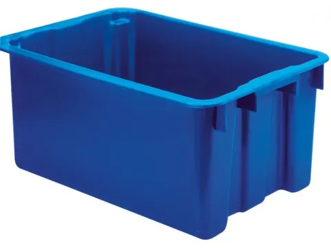 Draaistapelbak Pp Hxlxb 280X650X450Mm 60L Blauw