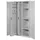 verticale kast,HxBxD 1950x1000x600mm,deur m. perforaties,RAL5010