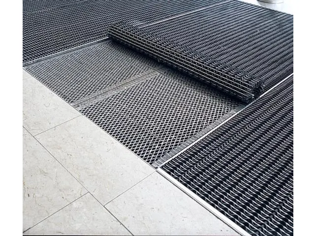 schoonloopmat,v. binnen/buiten,LxB 585x785mm,zwart/zilverkleurig