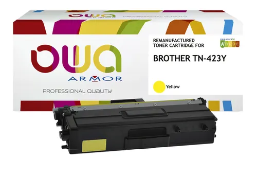 Toner OWA alternatief tbv Brother TN-423Y geel
