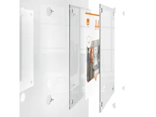 Infobord Nobo Premium Plus A4 acryl wand verplaatsbaar - 12