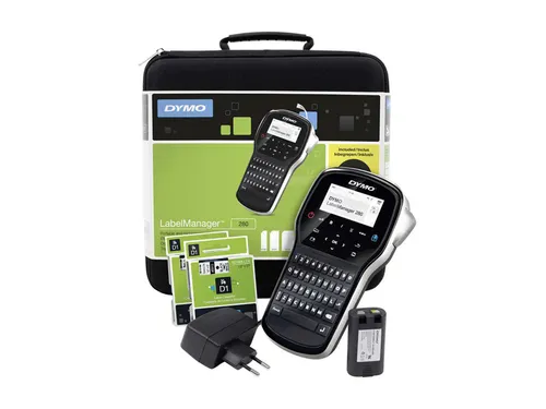 Dymo LabelManager LM280 QWERTY Kit Labelprinter Oplaadbaar