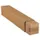 Verzendkoker Vierkant Telescoop 300x150x800-1500mm Bruin Deksel 10 st.