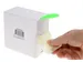 Etiquette sur rouleau 50mm vert fluo + dévidoir 500 pièces