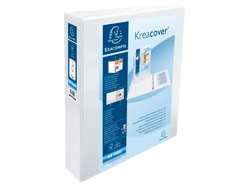 Ringmap A4 Maxi Kreacover Pp Personaliseerbaar 2d-ringen 40mm Wit