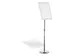 Support information sur pied avec cadre clipsable A3 aluminium