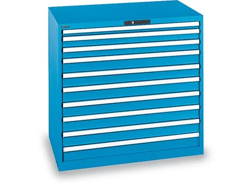 Ladenkast Key 1000x1023x725mm 10laden 75kg Vu Afwerking Ral5012