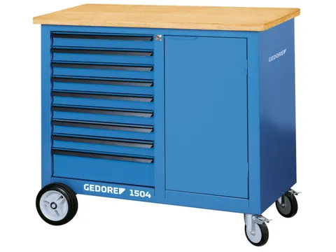 1504 EU Rollerwerkbank met assortiment