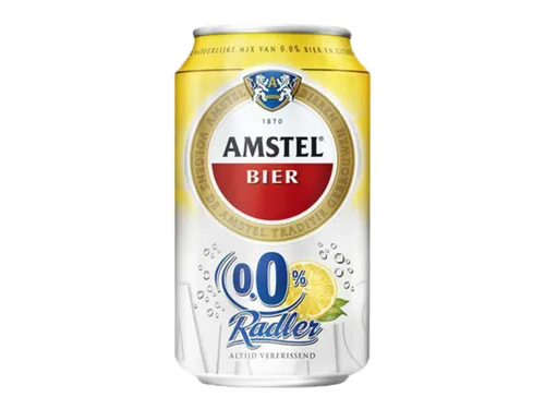 Bier Amstel Radler 0.0% blik 330ml