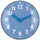 Tafelklok Nextime Duomo Mini 20 cm blauw gebolde glazen lens