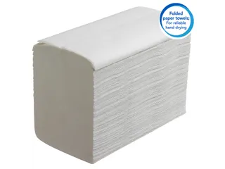 Handdoek Scott Essential i-vouw 1-laags 20x21cm wit 15x340stuks 6617 - 5